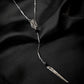 ORACLE rosary spike necklace