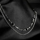 CRYPTIC double layer gem choker