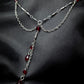 MARKED blood drip necklace