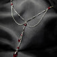 MARKED blood drip necklace