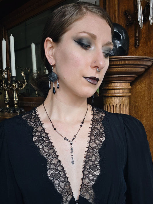ELEGY Black filigree rosary