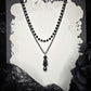 LAMENT Double rose necklace
