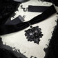 TENEBRAE Black filigree choker