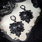 TENEBRAE Black filigree earrings