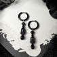 LAMENT Rose crystal earrings