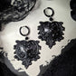 TENEBRAE Black filigree earrings