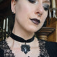 TENEBRAE Black filigree choker