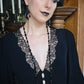 MEMENTO Long crystal necklace