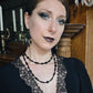 MEMENTO Long crystal necklace
