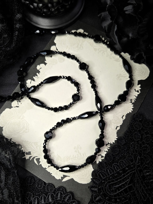 MEMENTO Long crystal necklace