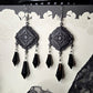 MEMENTO Chandelier crystal earrings