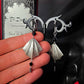 Bat wing earrings - Black
