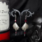 Bat wing earrings - Red