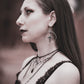 SACRED - Cross hoop earrings