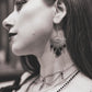 SANCTUARY - Crystal fan earrings  2 𝖑𝖊𝖋𝖙 !
