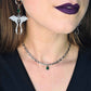 NOCTURNA Moth earrings -green