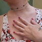 CRYPTIC double layer gem choker