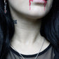 ROYAL BLOOD red drip necklace