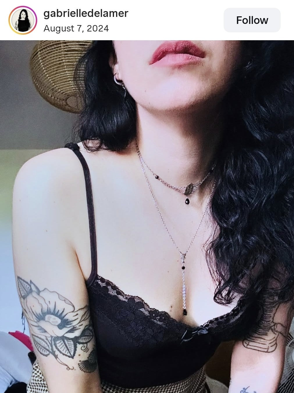 RITUAL delicate rosary necklace