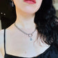 VIGOR chunky chain drop necklace