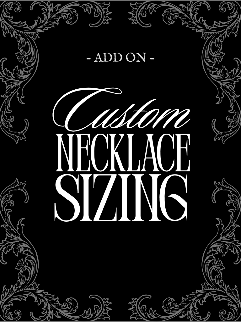Custom Necklace Sizing