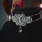 The enchantress - Red filigree necklace