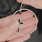 SACRED - Cross hoop earrings