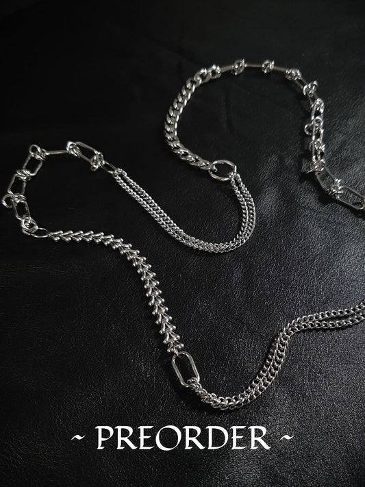 //PREORDER// FRENZY - Asymetrical long chain necklace