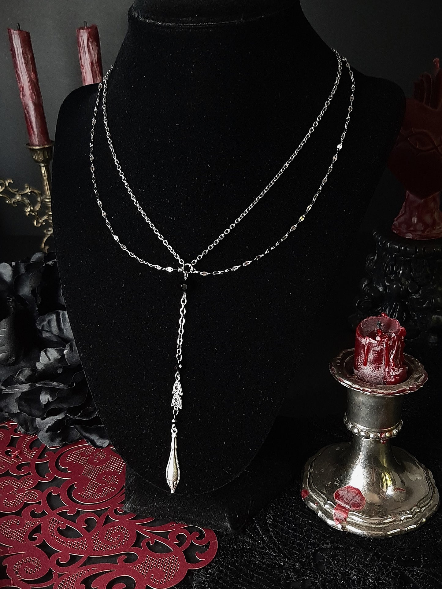 TRANCE - Bohemian pendulum necklace, 1 𝖑𝖊𝖋𝖙!