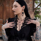 MEMENTO Chandelier crystal earrings