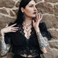 LAMENT Double rose necklace