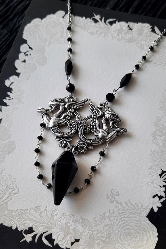 SPIRIT- Gargoyle Onyx necklace
